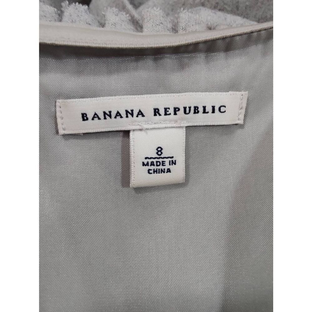 Banana Republic Shoulderless Wool Blend Dress with Jeweled Belt - Picture 7 of 8